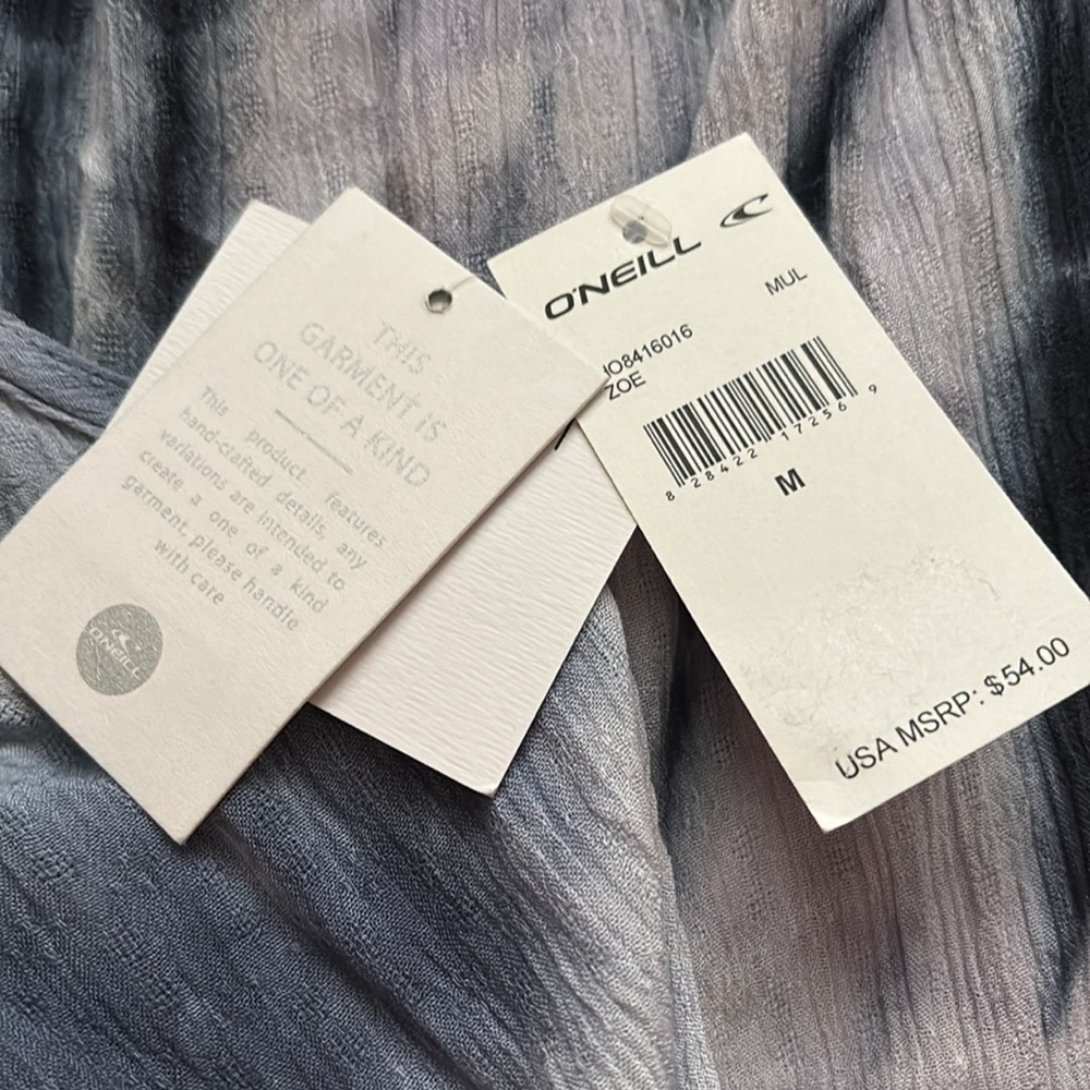 O'Neill Blue Ombré Textured Sleeveless Dress - Picture 5 of 6